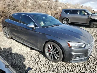 2018 Audi S5 Sportback Prestige z VIN WAUC4CF52JA103855, wystawiony jako Copart lot #48995135 z przebiegiem 78 106 mil mil oraz Szkoda całkowita • Salvage title. Historia ofert i sprzedaży dostępna na DreamBid. Obrazek 4.