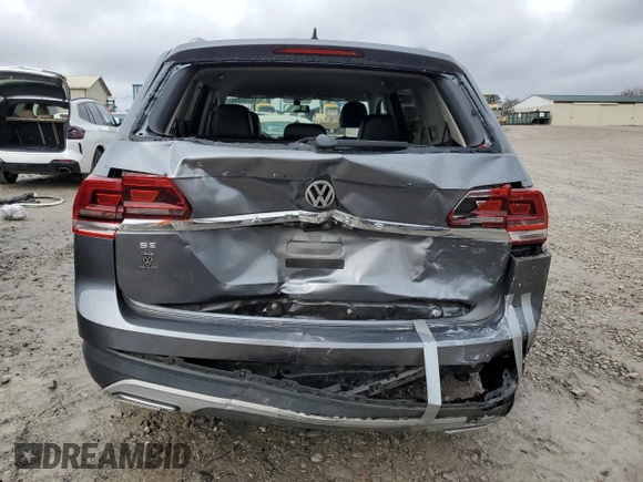 2018 Volkswagen Atlas SE with VIN 1V2CR2CA8JC516141, listed as a Copart auction lot 85286894 with 117,179 mi miles and Salvage title. Bid and sale history available at DreamBid. Image 6.