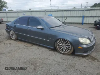2006 Mercedes-Benz S with VIN WDBNG79J66A464238, listed as a Copart auction lot 55443835 with Not Provided miles and Salvage Title. Bid and sale history available at DreamBid. Image 4.