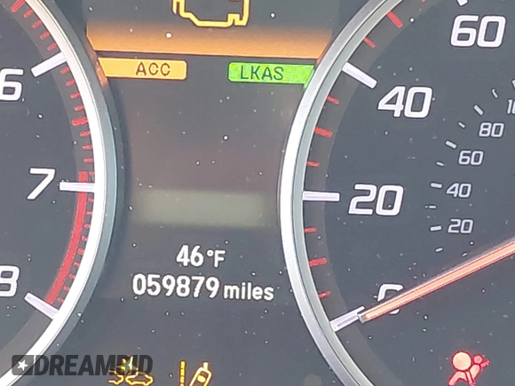 2020 Acura ILX w/Premium/A-SPEC Pkg with VIN 19UDE2F87LA011377, listed as a IAAI auction lot 41258801 with 59,879 mi miles. Bid and sale history available at carsss.com. Image 16.