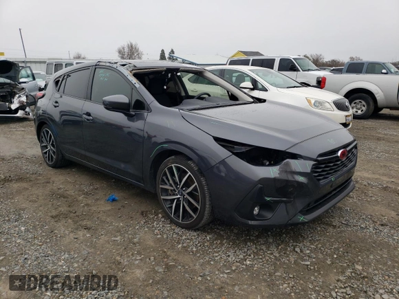 2024 Subaru Impreza Sport with VIN JF1GUAFC0R8298953, listed as a Copart auction lot 85959764 with 25,057 mi miles and Salvage Title. Bid and sale history available at carsss.com. Image 4.