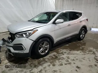 2018 Hyundai Santa Fe 2.4L с VIN 5XYZT3LB5JG525919, выставлен на аукционе Copart как лот 81523994 с пробегом 92 231 миль миль и На запчасти • Non repairable. История ставок и продаж доступна на DreamBid. Изображение 1.