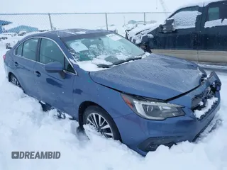 2018 Subaru Legacy Premium with VIN 4S3BNAC69J3035524, listed as a IAAI auction lot 41565026 with 106,956 mi miles. Bid and sale history available at carsss.com. Image 1.