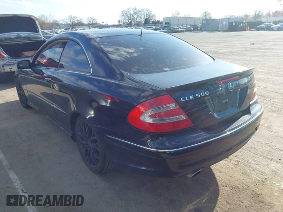 2004 Mercedes-Benz CLK-Class 5.0L with VIN WDBTJ75J14F095156, listed as a IAAI auction lot 41815605 with 176,902 mi miles. Bid and sale history available at carsss.com. Image 3.