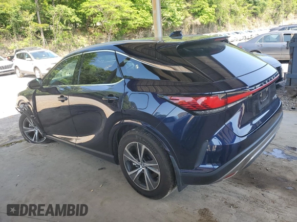2023 Lexus RX 350h with VIN 2T2BBMCA7PC018442, listed as a Copart auction lot 54478995 with 18,784 mi miles and Salvage title. Bid and sale history available at DreamBid. Image 2.