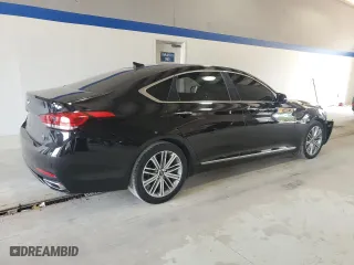 2018 Genesis G80 3.8L with VIN KMHGN4JEXJU232208, listed as a Copart auction lot 68684034 with 86,183 mi miles and Salvage Title. Bid and sale history available at carsss.com. Image 3.