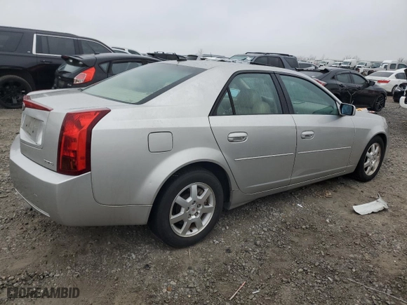 2007 Cadillac CTS with VIN 1G6DP577070188013, listed as a Copart auction lot 43570635 with 117,191 mi miles and Clean Title. Bid and sale history available at carsss.com. Image 3.