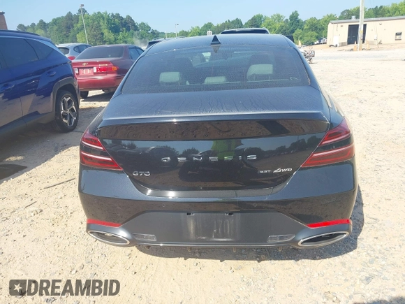 2024 Genesis G70 Sport Advanced с VIN KMTG54SE2RU139151, выставлен на аукционе IAAI как лот 42574030 с пробегом 7 420 миль миль и . История ставок и продаж доступна на DreamBid. Изображение 16.