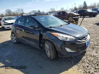 2013 Hyundai Elantra GT with VIN KMHD35LE7DU132034, listed as a Copart auction lot 47272195 with 169,980 mi miles and Salvage Title. Bid and sale history available at carsss.com. Image 4.