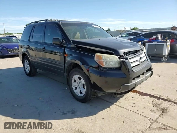 2006 Honda Pilot LX with VIN 5FNYF28116B022402, listed as a Copart auction lot 57600105 with 226,999 mi miles and Salvage title. Bid and sale history available at DreamBid. Image 14.