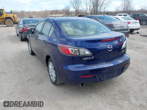 2012 Mazda Mazda3 i Touring with VIN JM1BL1V70C1558263, listed as a IAAI auction lot 41889154 with 31,161 mi miles. Bid and sale history available at carsss.com. Image 3.