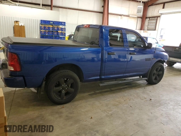 2018 Ram 1500 Express with VIN 1C6RR7FTXJS351180, listed as a Copart auction lot 50388915 with 118,960 mi miles and Salvage Title. Bid and sale history available at carsss.com. Image 3.