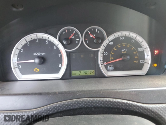2007 Chevrolet Aveo LT with VIN KL1TG56607B053675, listed as a Copart auction lot 58504415 with 214,019 mi miles and Salvage title. Bid and sale history available at DreamBid. Image 9.