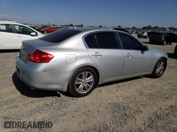 2013 Infiniti G37 Journey with VIN JN1CV6AP9DM718662, listed as a Copart auction lot 59592975 with 165,697 mi miles and Salvage title. Bid and sale history available at DreamBid. Image 3.