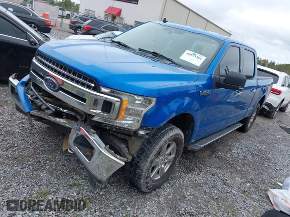 2019 Ford F-150 XL with VIN 1FTFW1E58KFA68470, listed as a IAAI auction lot 40823381 with 174,401 mi miles and . Bid and sale history available at DreamBid. Image 18.