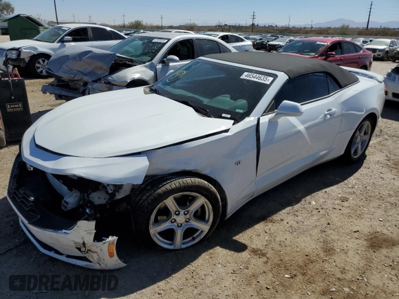 2020 Chevrolet Camaro 1LT with VIN 1G1FB3DS5L0145226, listed as a Copart auction lot 46544635 with 29,139 mi miles and Salvage Title. Bid and sale history available at carsss.com. Image 1.