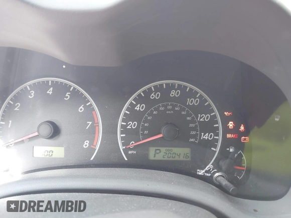 2010 Toyota Corolla with VIN 1NXBU4EE1AZ186145, listed as a IAAI auction lot 42318162 with 200,416 mi miles and . Bid and sale history available at DreamBid. Image 7.