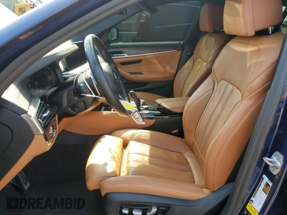 2020 BMW 5 Series M550i xDrive with VIN WBAJS7C0XLBN96338, listed as a Copart auction lot 60591815 with 73,910 mi miles and Salvage title. Bid and sale history available at DreamBid. Image 7.