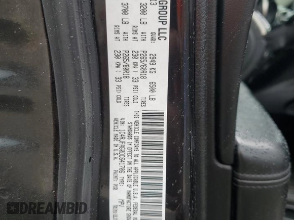 2013 Jeep Grand Cherokee Laredo with VIN 1C4RJFAG0DC641706, listed as a Copart auction lot 51704115 with 195,067 mi miles and Clean Title. Bid and sale history available at carsss.com. Image 13.