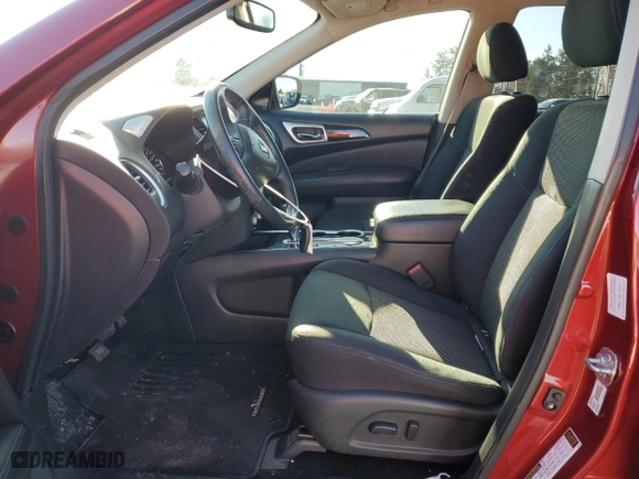 2019 Nissan Pathfinder S with VIN 5N1DR2MN5KC595109, listed as a Copart auction lot 86764374 with 86520 miles and Salvage Title. Bid and sale history available at carsss.com. Image 7.