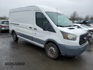2015 Ford Transit with VIN 1FTNR2CG6FKA66842, listed as a Copart auction lot 49481885 with 327,933 mi miles and Salvage Title. Bid and sale history available at DreamBid. Image 4.