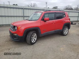 2017 Jeep Renegade Altitude with VIN ZACCJBBB0HPE84651, listed as a Copart auction lot 43618665 with 58,583 mi miles and Salvage Title. Bid and sale history available at carsss.com. Image 1.