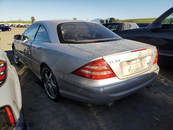 2001 Mercedes-Benz CL-Class AMG with VIN WDBPJ73J71A015789, listed as a Copart auction lot 47043564 with NaN miles and Salvage Title. Bid and sale history available at carsss.com. Image 2.