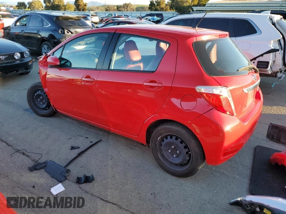 2014 Toyota Yaris L with VIN VNKKTUD34EA008106, listed as a Copart auction lot 44619425 with 205,544 mi miles and Salvage Title. Bid and sale history available at carsss.com. Image 2.