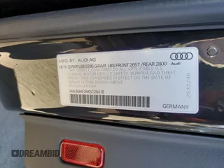 2019 Audi A6 Premium Plus with VIN WAUE8AF25KN126418, listed as a Copart auction lot 80232593 with 37,187 mi miles and Salvage Title. Bid and sale history available at carsss.com. Image 12.