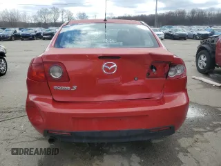 2006 Mazda 3 i with VIN JM1BK12F261417102, listed as a Copart auction lot 48043915 with 201,028 mi miles and Salvage Title. Bid and sale history available at carsss.com. Image 6.
