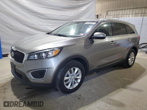 2016 Kia Sorento LX with VIN 5XYPGDA5XGG172116, listed as a Copart auction lot 65265095 with 120,025 mi miles and Clean title. Bid and sale history available at DreamBid. Image 1.