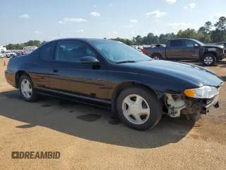 2000 Chevrolet Monte Carlo SS with VIN 2G1WX12K2Y9235147, listed as a Copart auction lot 74696684 with Not Provided miles and Salvage Title. Bid and sale history available at carsss.com. Image 4.