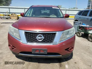 2014 Nissan Pathfinder S with VIN 5N1AR2MM4EC633105, listed as a Copart auction lot 56844185 with 217,994 mi miles and Salvage title. Bid and sale history available at DreamBid. Image 5.