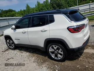 2020 Jeep Compass Limited with VIN 3C4NJCCB8LT108214, listed as a Copart auction lot 58131145 with 90,445 mi miles and Clean title. Bid and sale history available at DreamBid. Image 2.