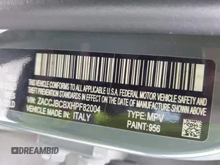 2017 Jeep Renegade Deserthawk z VIN ZACCJBCBXHPF82004, wystawiony jako IAAI lot #42027598 z przebiegiem Nie podano mil oraz . Historia ofert i sprzedaży dostępna na DreamBid. Obrazek 9.