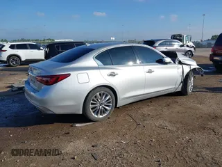 2020 Infiniti Q50 with VIN JN1EV7AR1LM255608, listed as a IAAI auction lot 40996273 with 89,540 mi miles and . Bid and sale history available at DreamBid. Image 4.