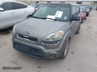 2012 Kia Soul + with VIN KNDJT2A66C7412428, listed as a IAAI auction lot 41636685 with 165,512 mi miles. Bid and sale history available at carsss.com. Image 2.