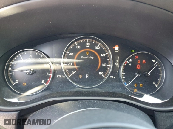 2024 Mazda CX-30 S with VIN 3MVDMBAM0RM665637, listed as a Copart auction lot 47190485 with 8,781 mi miles and Salvage Title. Bid and sale history available at DreamBid. Image 9.