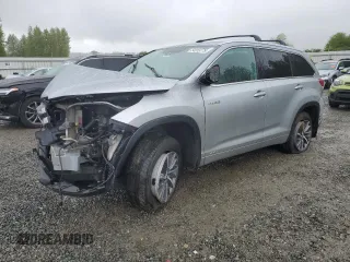 2018 Toyota Highlander Hybrid XLE с VIN 5TDJGRFH6JS045587, выставлен на аукционе Copart как лот 54915175 с пробегом 109 601 миль миль и Списание • Salvage title. История ставок и продаж доступна на DreamBid. Изображение 1.