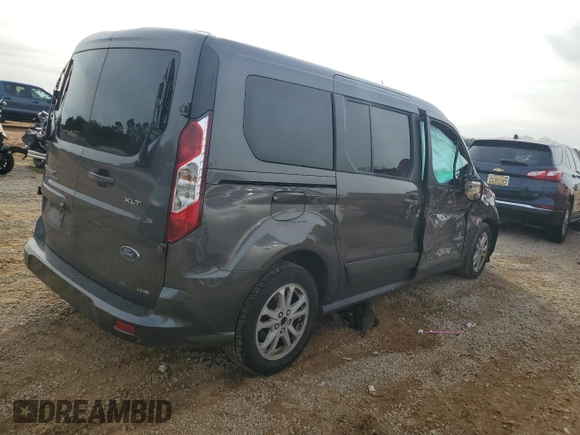 2020 Ford Transit Connect XLT with VIN NM0GS9F27L1454084, listed as a Copart auction lot 42325595 with 62,457 mi miles and Non repairable. Bid and sale history available at DreamBid. Image 3.