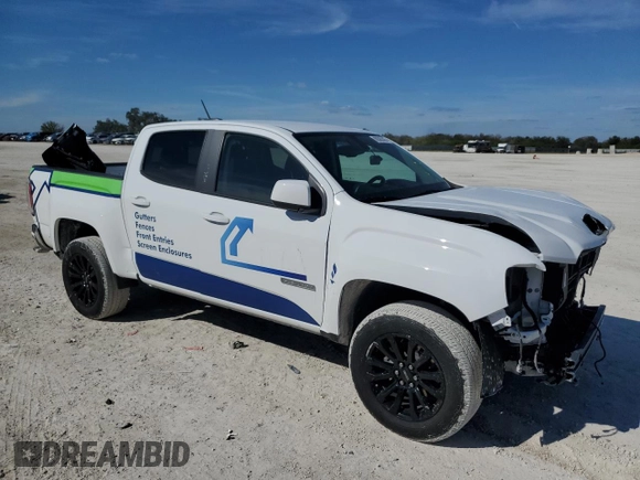 2022 GMC Canyon 2WD Elevation with VIN 1GTG5CENXN1275883, listed as a Copart auction lot 89385585 with 44,042 mi miles and Non Repairable. Bid and sale history available at carsss.com. Image 4.