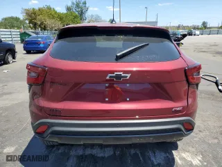 2025 Chevrolet Trax 1RS with VIN KL77LGEP9SC098738, listed as a Copart auction lot 53303765 with 2,859 mi miles and Salvage Title. Bid and sale history available at carsss.com. Image 6.