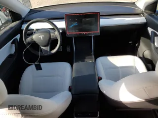 2020 Tesla Model Y Long Range with VIN 5YJYGDEFXLF034617, listed as a Copart auction lot 53235235 with 113,480 mi miles and Salvage Title. Bid and sale history available at DreamBid. Image 8.