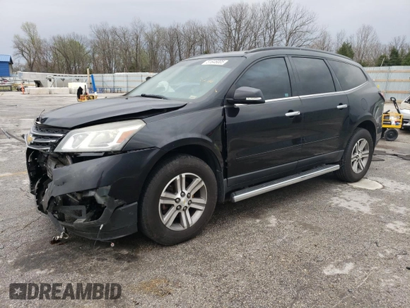 2016 Chevrolet Traverse LT with VIN 1GNKRGKD8GJ135049, listed as a Copart auction lot 51646005 with 160,664 mi miles and Salvage Title. Bid and sale history available at carsss.com. Image 1.