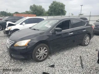2015 Nissan Sentra S with VIN 3N1AB7AP3FY237893, listed as a Copart auction lot 52076425 with 118,901 mi miles and Salvage Title. Bid and sale history available at carsss.com. Image 1.