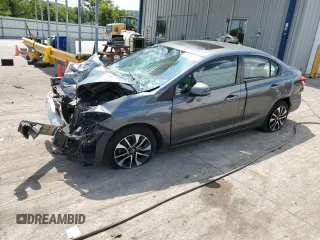 2013 Honda Civic EX-L with VIN 19XFB2F95DE211763, listed as a Copart auction lot 65967334 with 204,342 mi miles and Non Repairable. Bid and sale history available at DreamBid. Image 1.