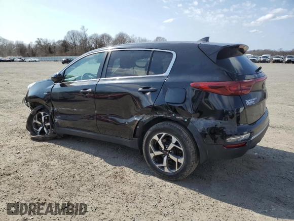 2020 Kia Sportage LX with VIN KNDPMCAC5L7810605, listed as a Copart auction lot 48679385 with 32,195 mi miles and Salvage Title. Bid and sale history available at DreamBid. Image 2.