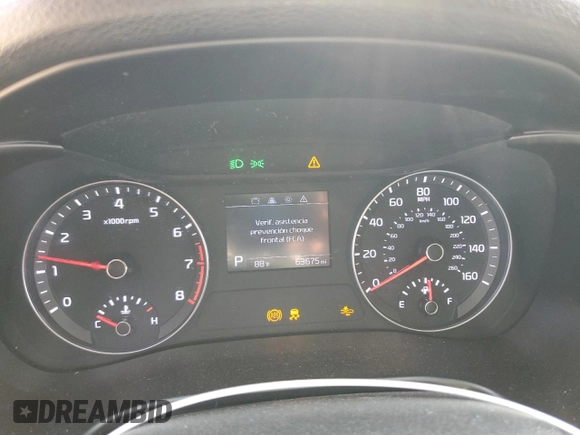 2019 Kia Forte LXS with VIN 3KPF24AD9KE074606, listed as a Copart auction lot 52826035 with 63,675 mi miles and Salvage title. Bid and sale history available at DreamBid. Image 9.