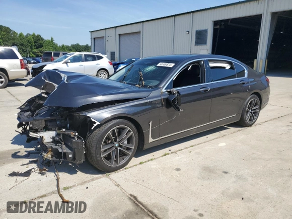 2020 BMW 7 Series 750i xDrive with VIN WBA7U2C01LGJ59354, listed as a Copart auction lot 58669874 with 0 mi miles and Salvage Title. Bid and sale history available at carsss.com. Image 1.