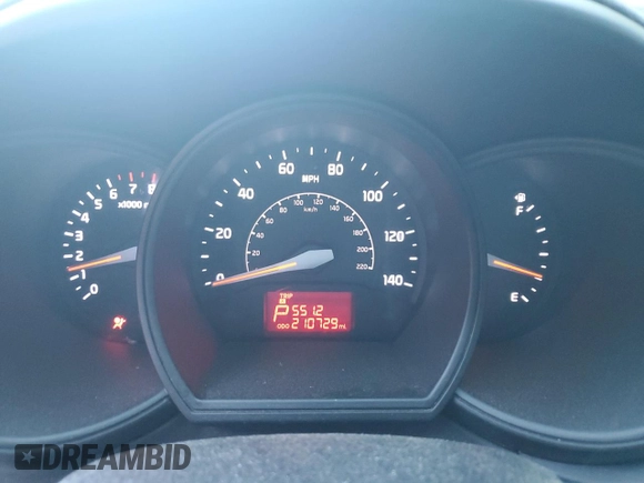 2013 Kia Rio LX z VIN KNADM4A30D6265572, wystawiony jako Copart lot #57632815 z przebiegiem 210 729 mil mil oraz Szkoda całkowita • Salvage title. Historia ofert i sprzedaży dostępna na DreamBid. Obrazek 9.